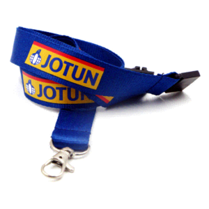 flat poly close up lanyard