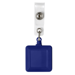Square Blue Badge Reel