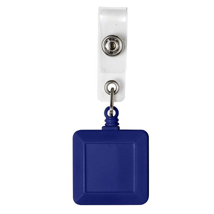 Square Blue Badge Reel Square Blue Badge Reel