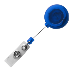 Translucent Blue Badge Reel