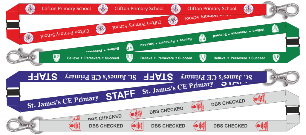 Printed School Lanyards
