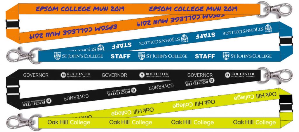 Printed College Lanyards