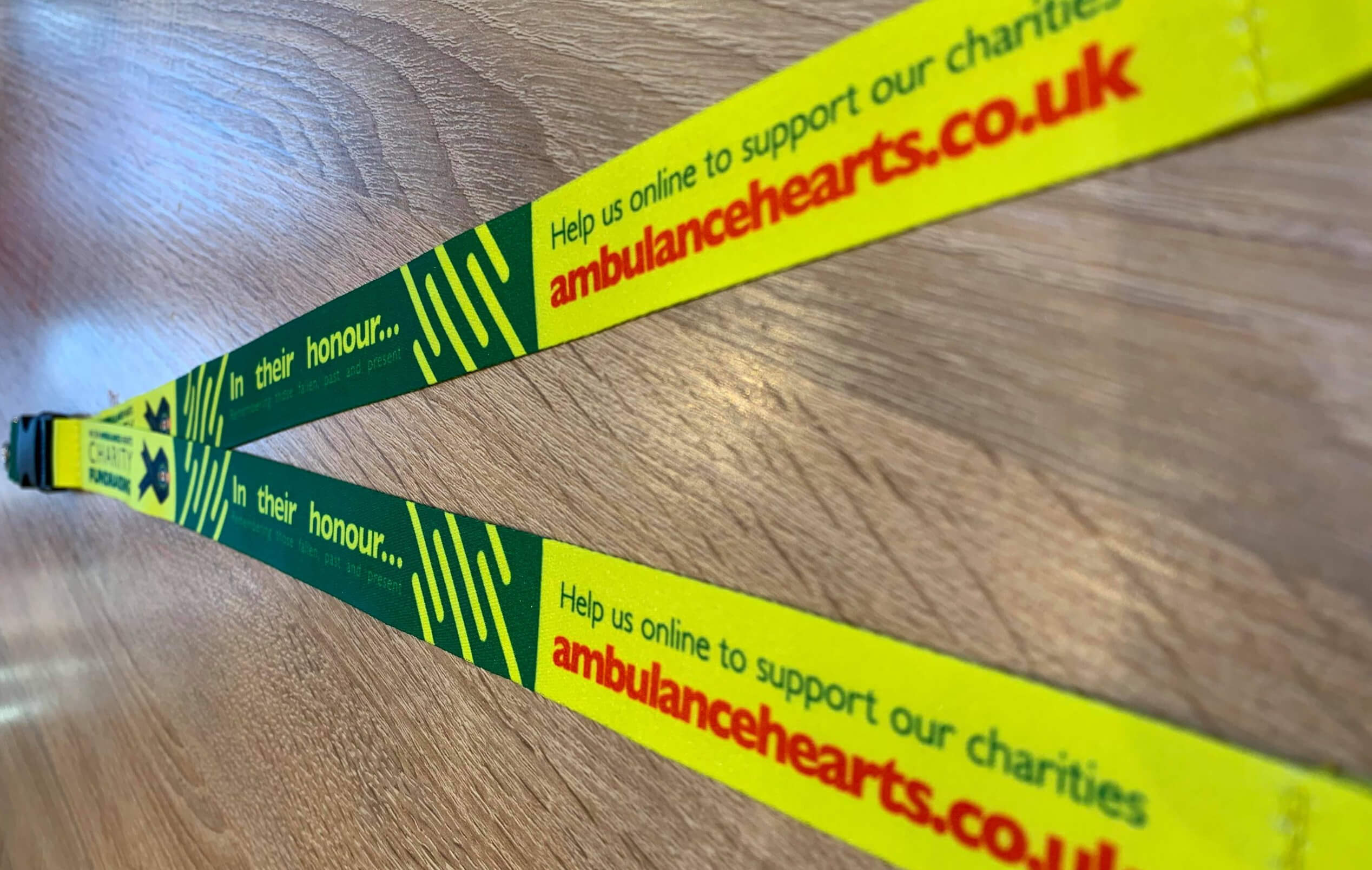 personalised lanyards for charities